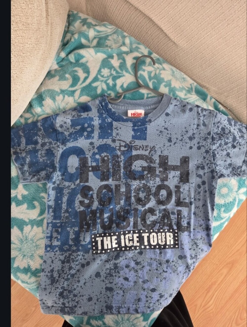 Disney Blue High School Musical 'The Ice Tour' Short Sleeve Tee - Picture 3 of 4
